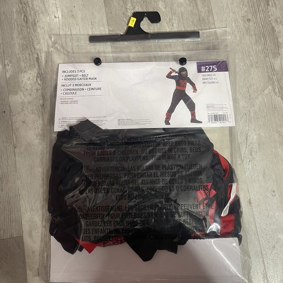 New Blood Dragon Ninja Suit Yourself Fancy Dress Up Halloween Child S 4-6Costume - Picture 4 of 4